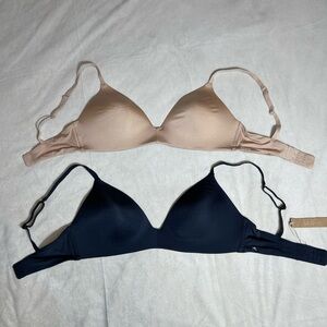 SKIMS 2 Piece Wireless Form Bra Set 34C NWT/NWOT